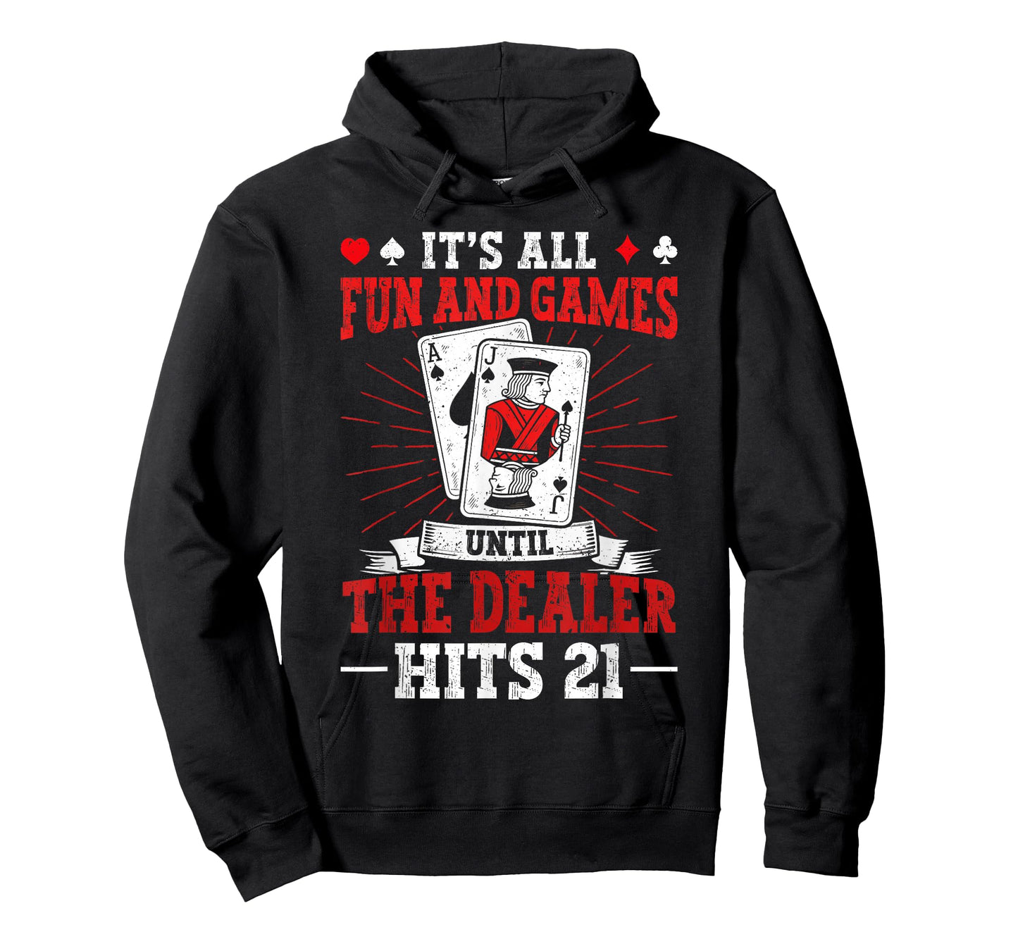 Blackjack Black Jack Funny Casino Card Game T-Shirt
