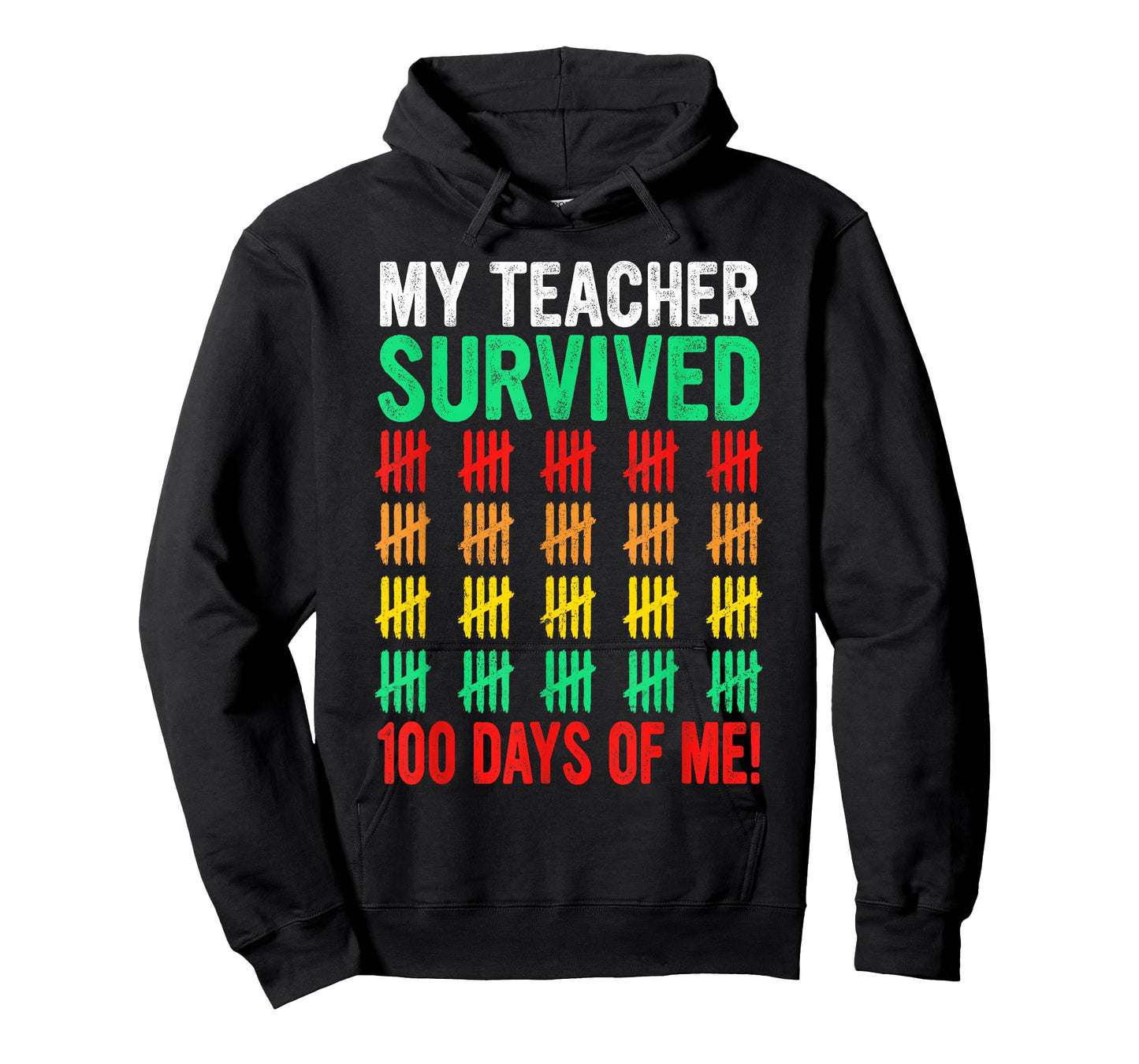 Funny My Teacher Survived 100 Days of Me Teacher Student T-Shirt