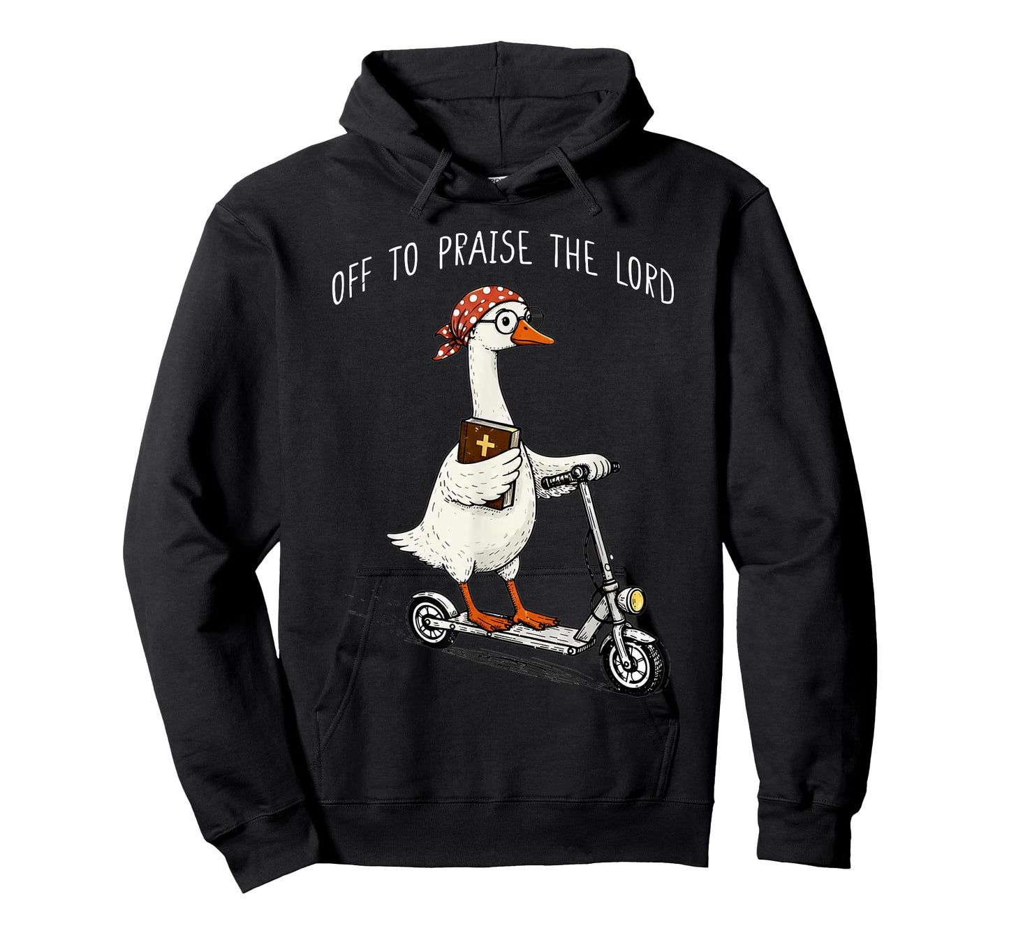 Off to Praise The Lord Funny Christian Meme Goose Humor T-Shirt