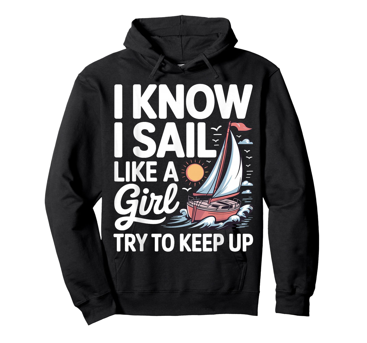 Sailing Art for Women Girls Sailor Sailing Lover Sailboat T-Shirt