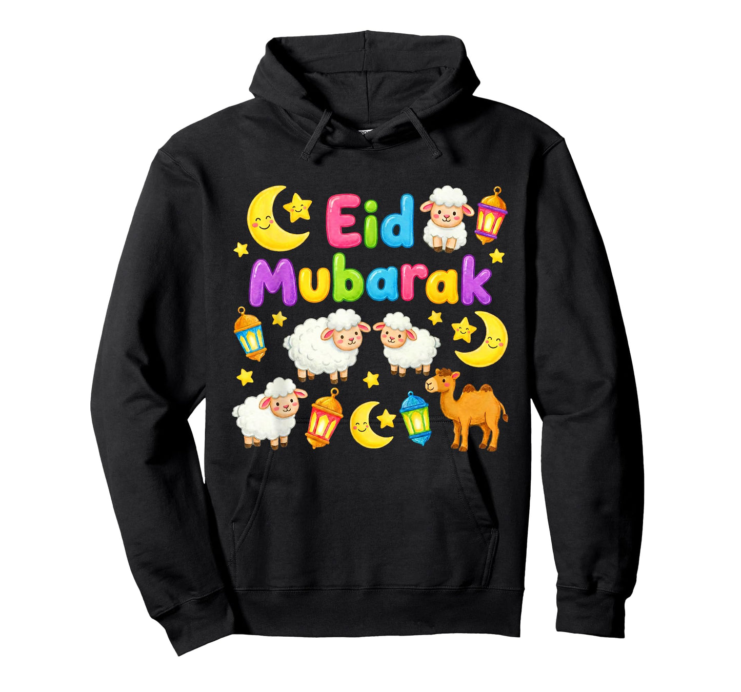 Happy Eid Mubarak for Muslim Kids Eid al Fitr/al Adha Boys T-Shirt