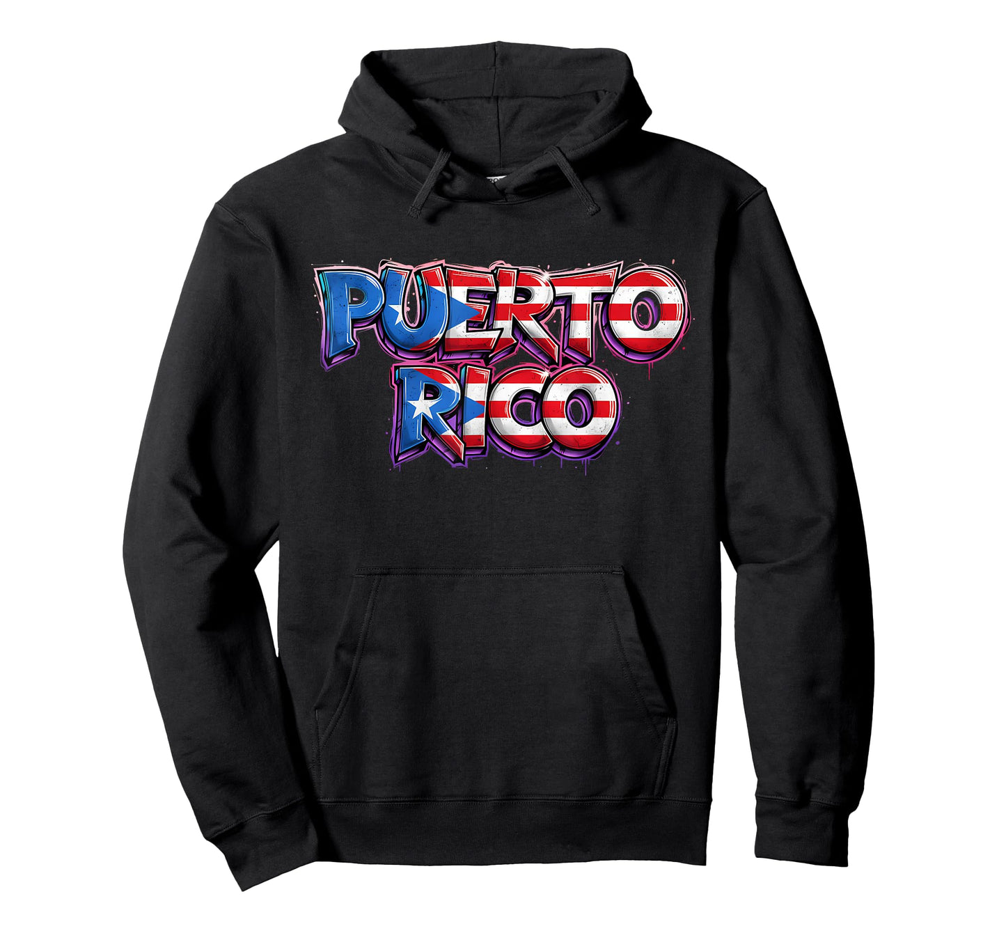 Flag Puerto Rico Graffiti Boricua Taino Funny Puerto Rico T-Shirt