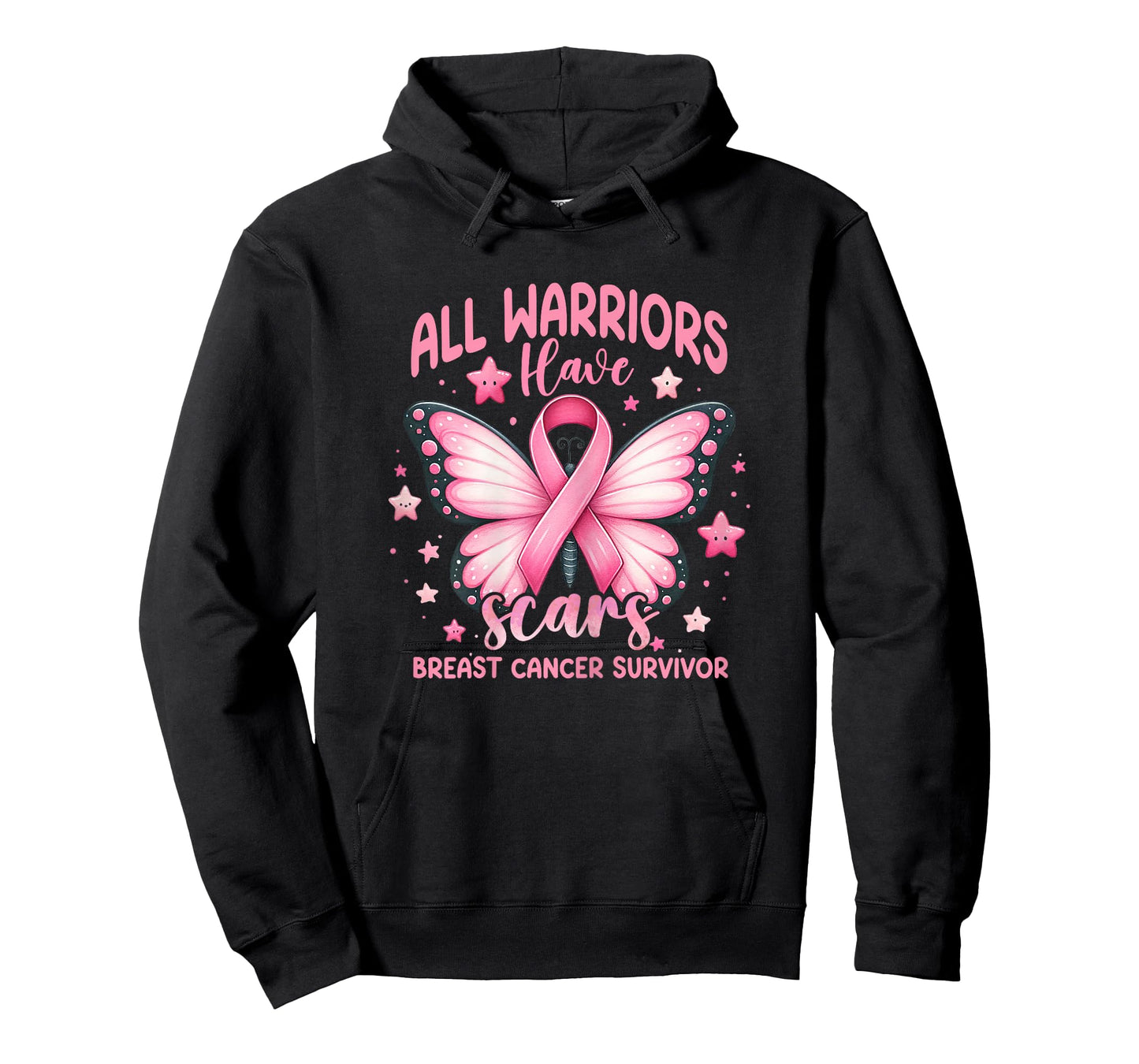 Dressed in Pink Breast Cancer Awareness Warrior in Pink T-Shirt