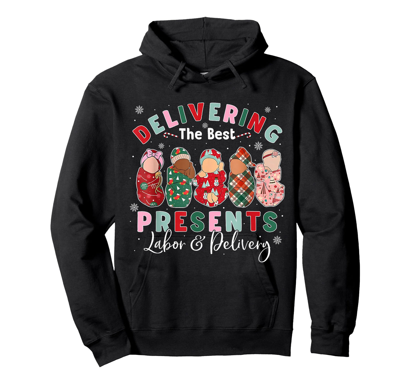 Delivering The Best Presents Labor & Delivery L&D Nurse Xmas T-Shirt