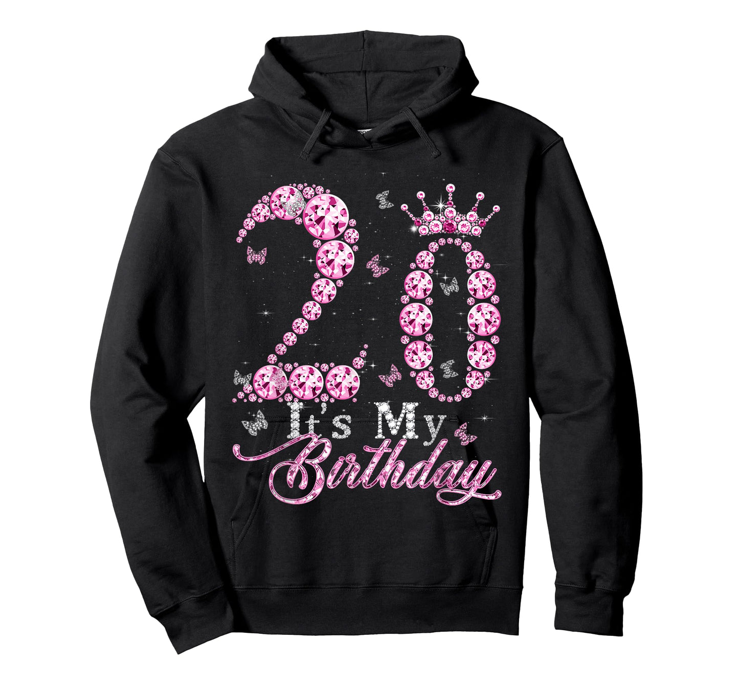 It's My 20th Birthday Queen Diamond Crown 20 Year Old Women T-Shirt