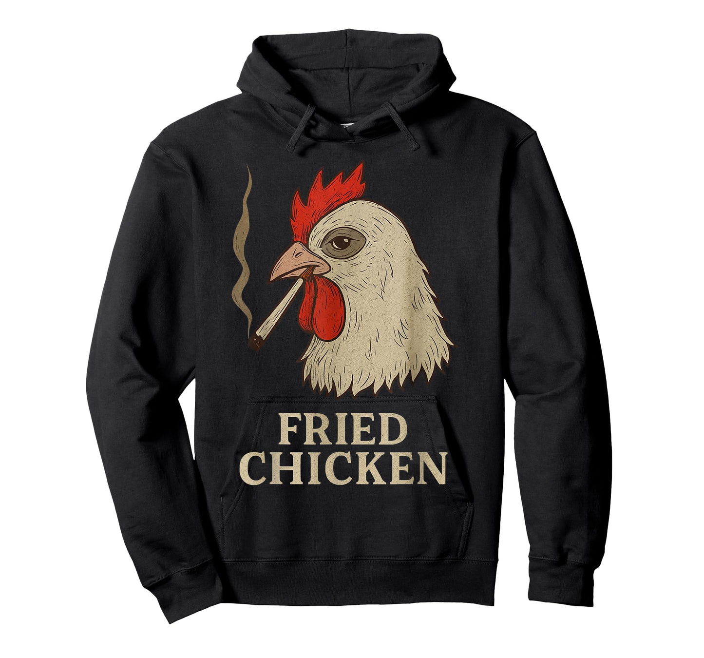 Weed Meme Funny Fried Chicken 420 Smoking Marijuana T-Shirt