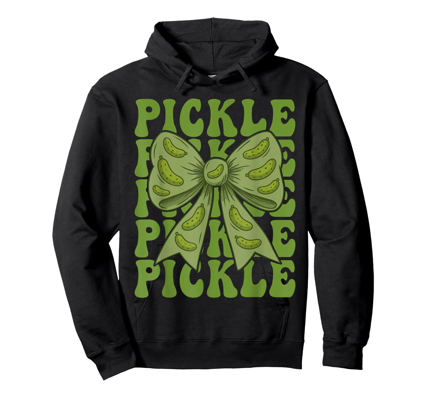Funny Pickle Coquette Bow Retro Pickle Lover Women Girls Kid T-Shirt