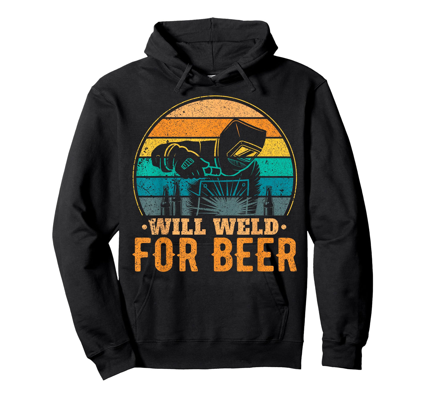 Funny Welder Welding Will Weld for Beer T-Shirt