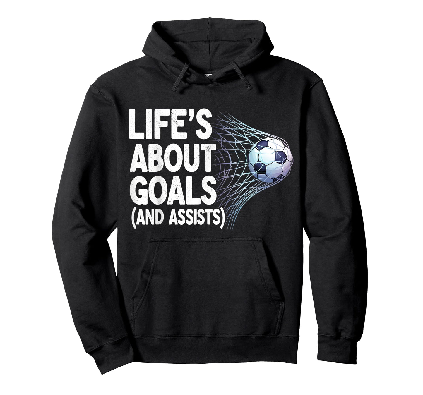 Life's About Goals and Assists Funny Soccer Player Saying T-Shirt