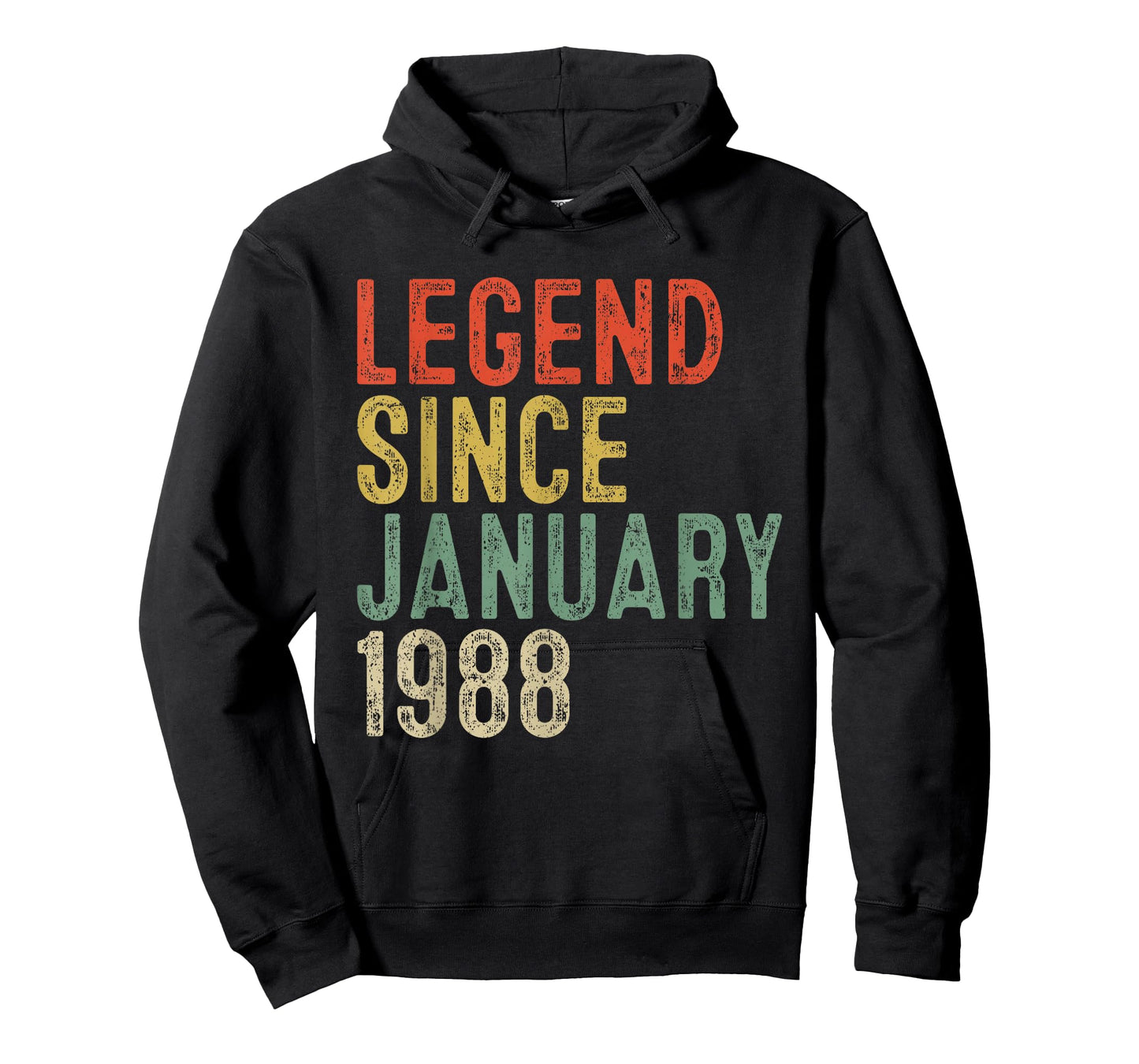 Legend Since January 1988 38th Birthday Gifts 38 Year Old T-Shirt