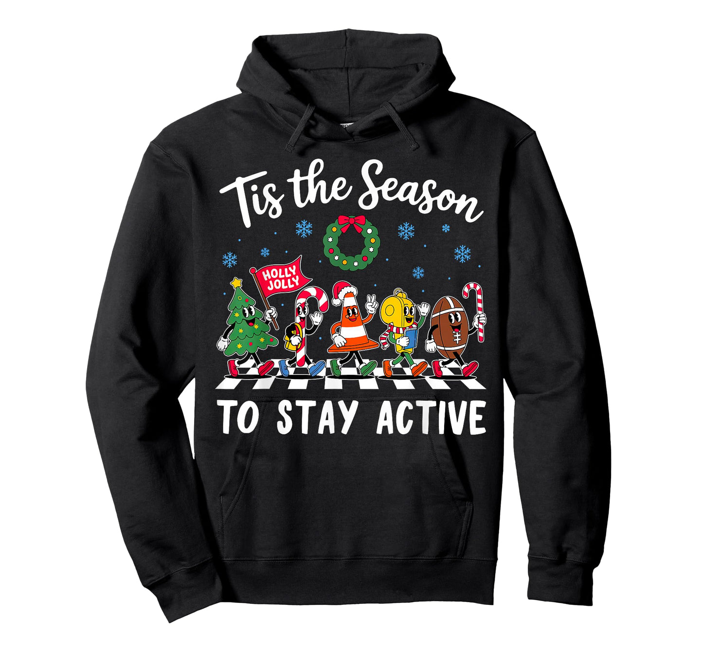 Tis The Season to Stay Active PE Teacher Christmas Coach T-Shirt