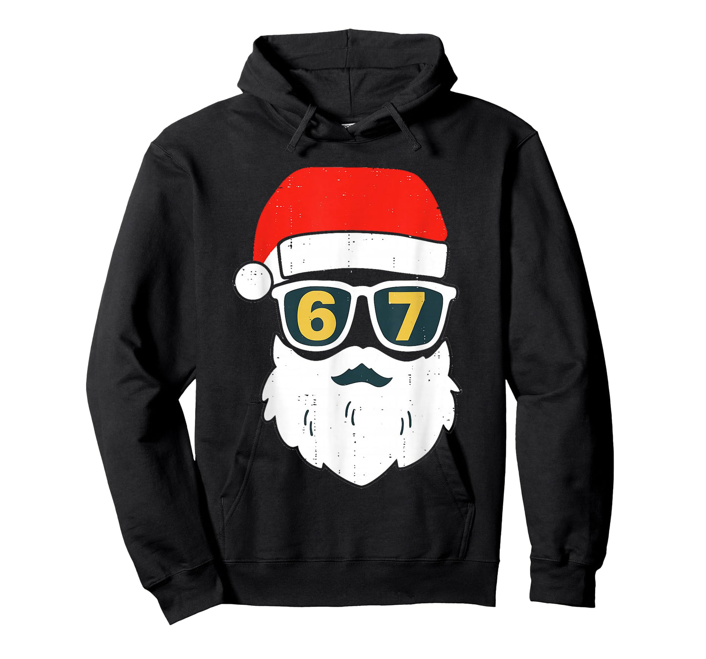 67 Meme Six Seven Santa Face Kids Men Boys Girls Christmas T-Shirt