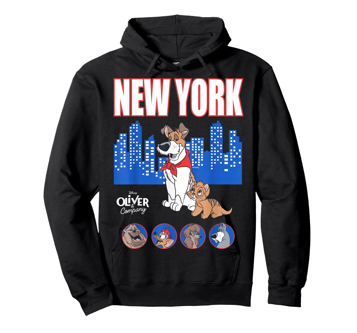 Disney Oliver & Company New York City Retro Skyline T-Shirt