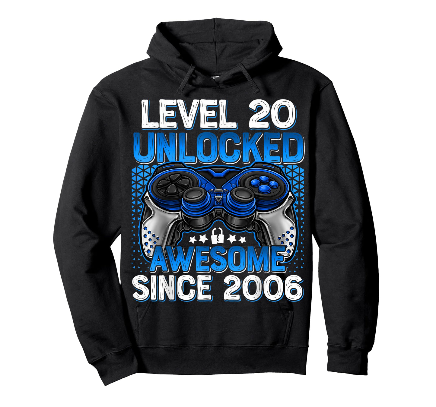 Level 20 Unlocked 20 Year Old Gifts Boys 20th Birthday Boy T-Shirt