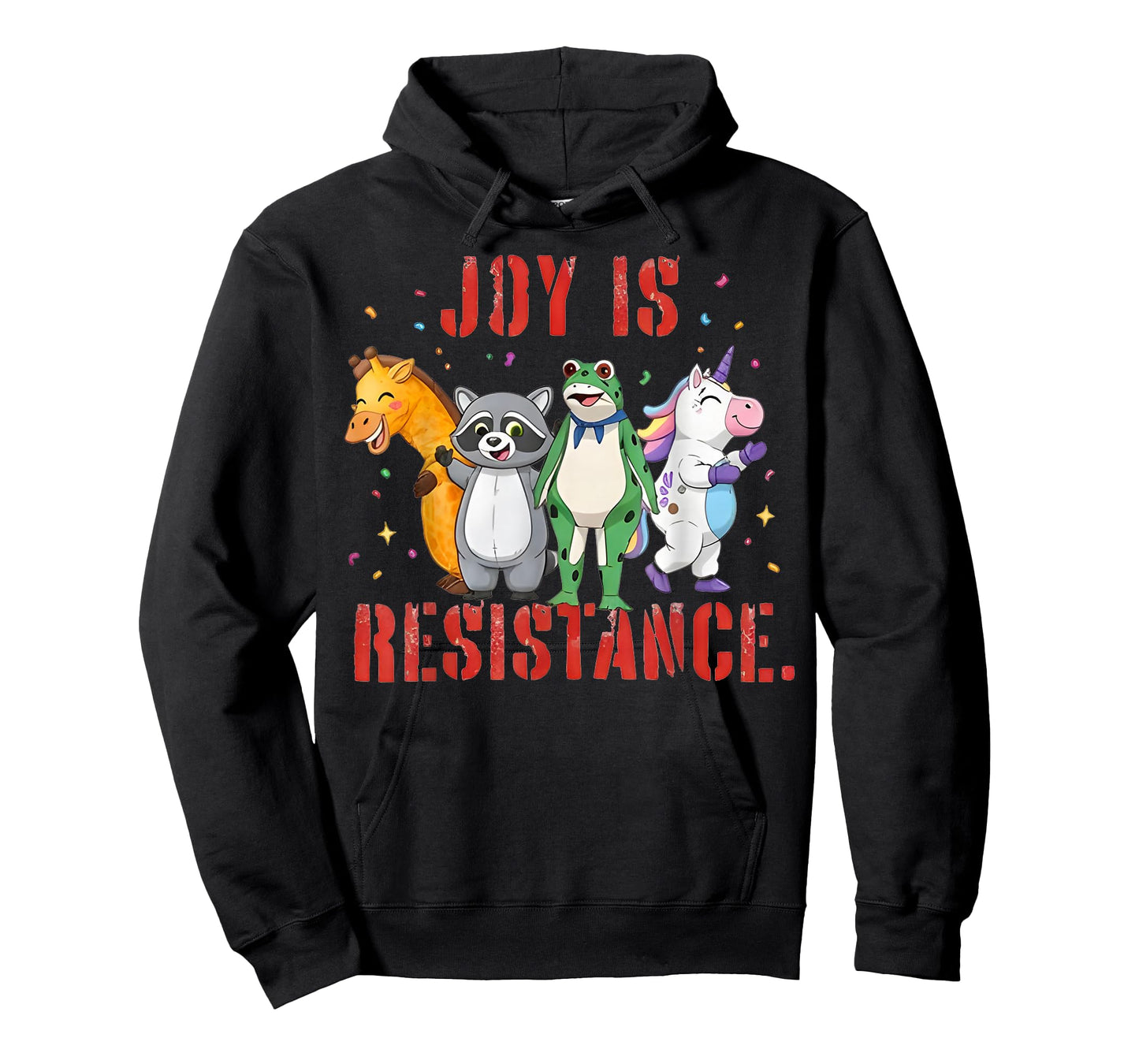 Joy is Resistance - Portland Frog Protest T-Shirt