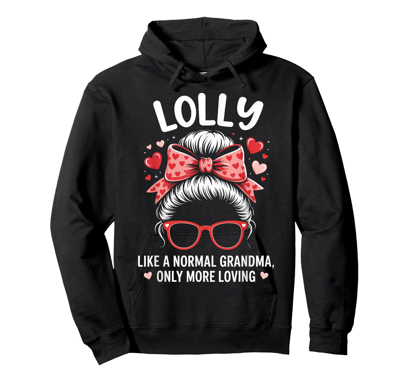 Lolly Valentine Quote for Loving Grandma with Cute Bow T-Shirt