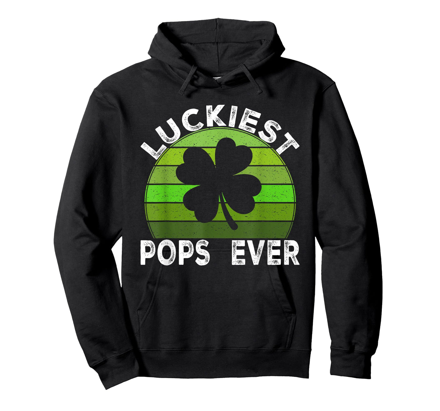 Luckiest Pops Ever Shamrocks Lucky St Patrick's Day T-Shirt