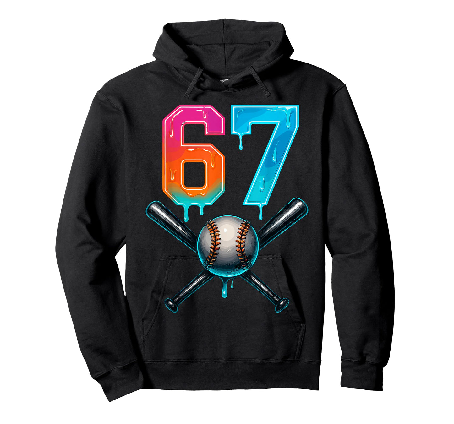 67 Baseball Meme Cool Drip Number 67 Player Or 67th Birthday T-Shirt