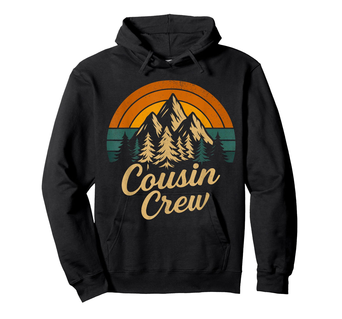Vintage Cousin Crew Family Matching Camping Cousin Squad T-Shirt