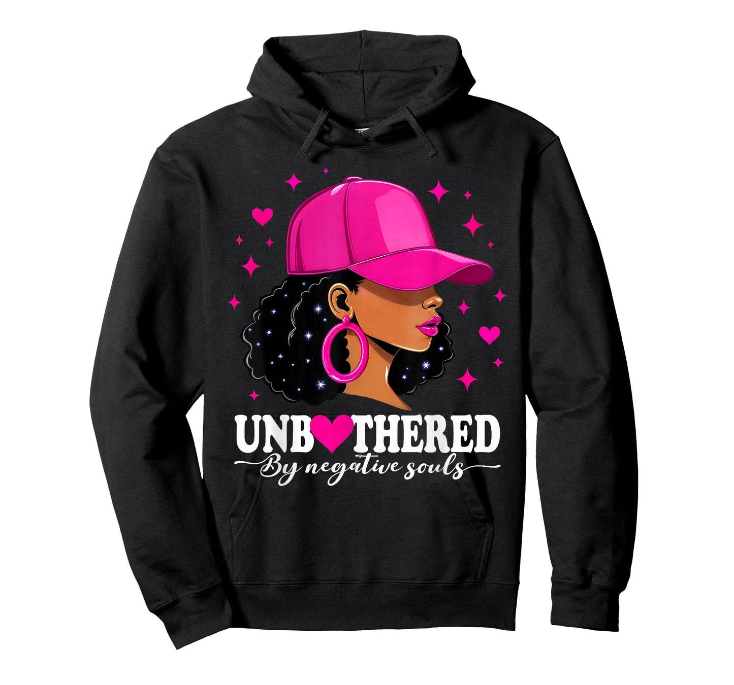Unbothered by Negative Souls Black Women Black History Month T-Shirt