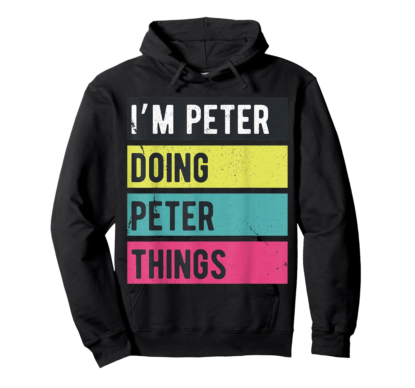 Doing Peter Things Funny Personalized Names Retro T-Shirt