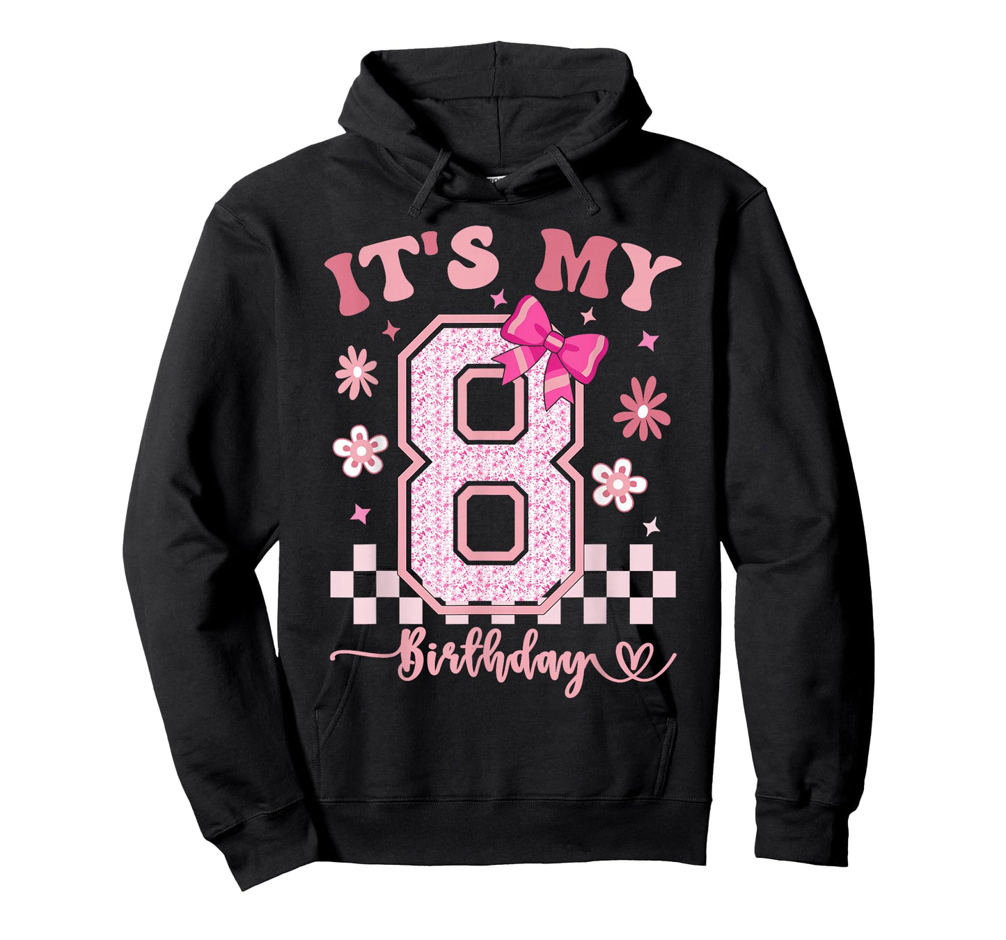 It's My 8th Birthday Girls 8 Year Old Girl Birthday T-Shirt