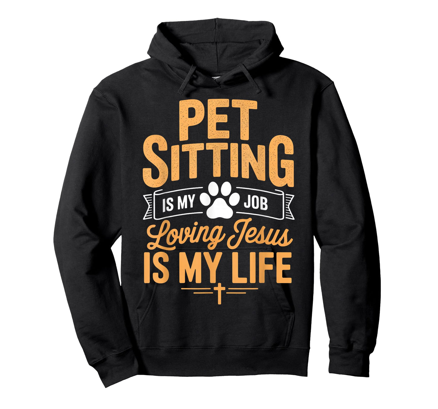 Loving Jesus is Life Dog Walking Dog Trainer Pet Sitting T-Shirt