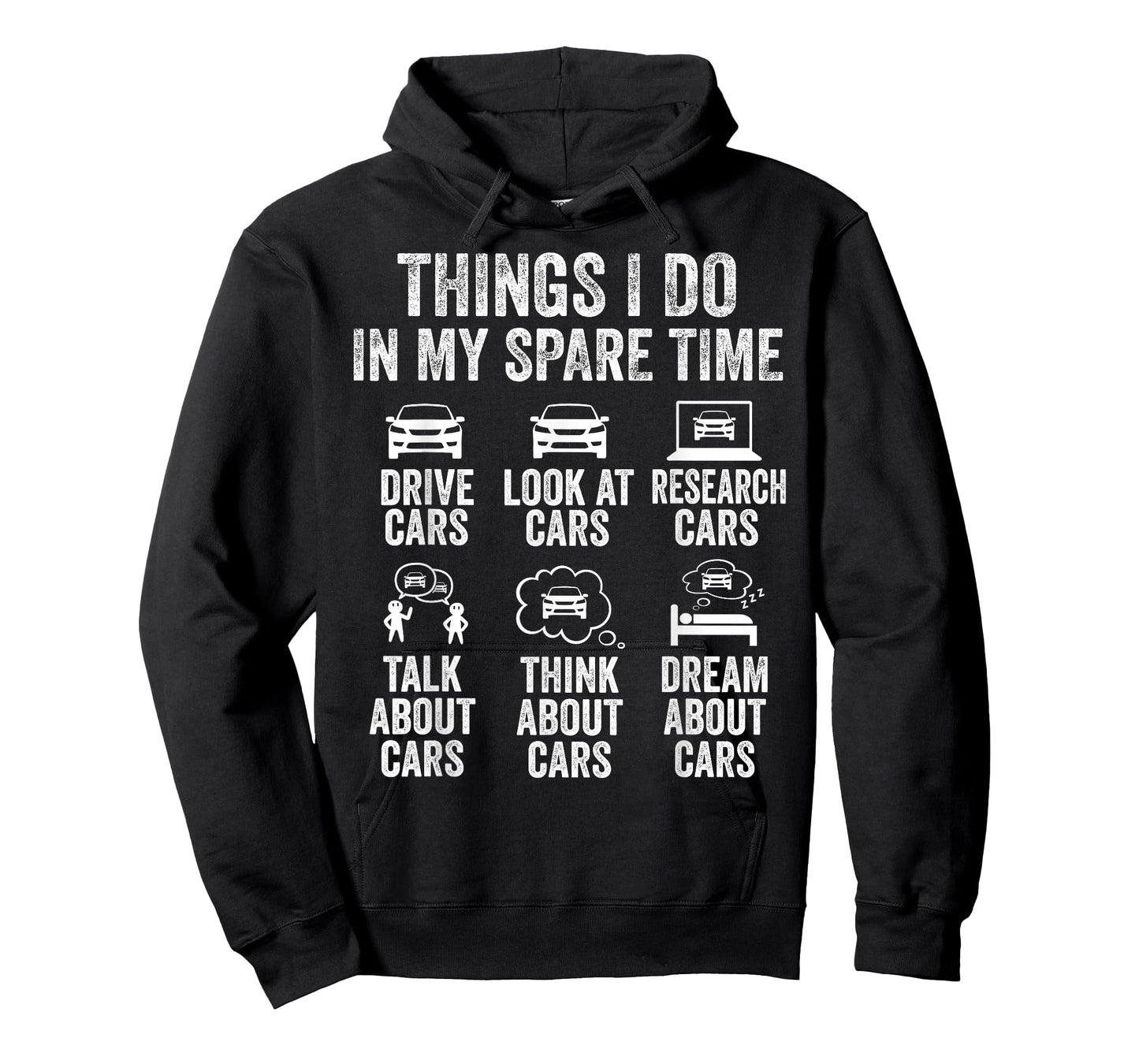 Things I Do in My Spare Time Funny Car Guy Mechanic Garage T-Shirt