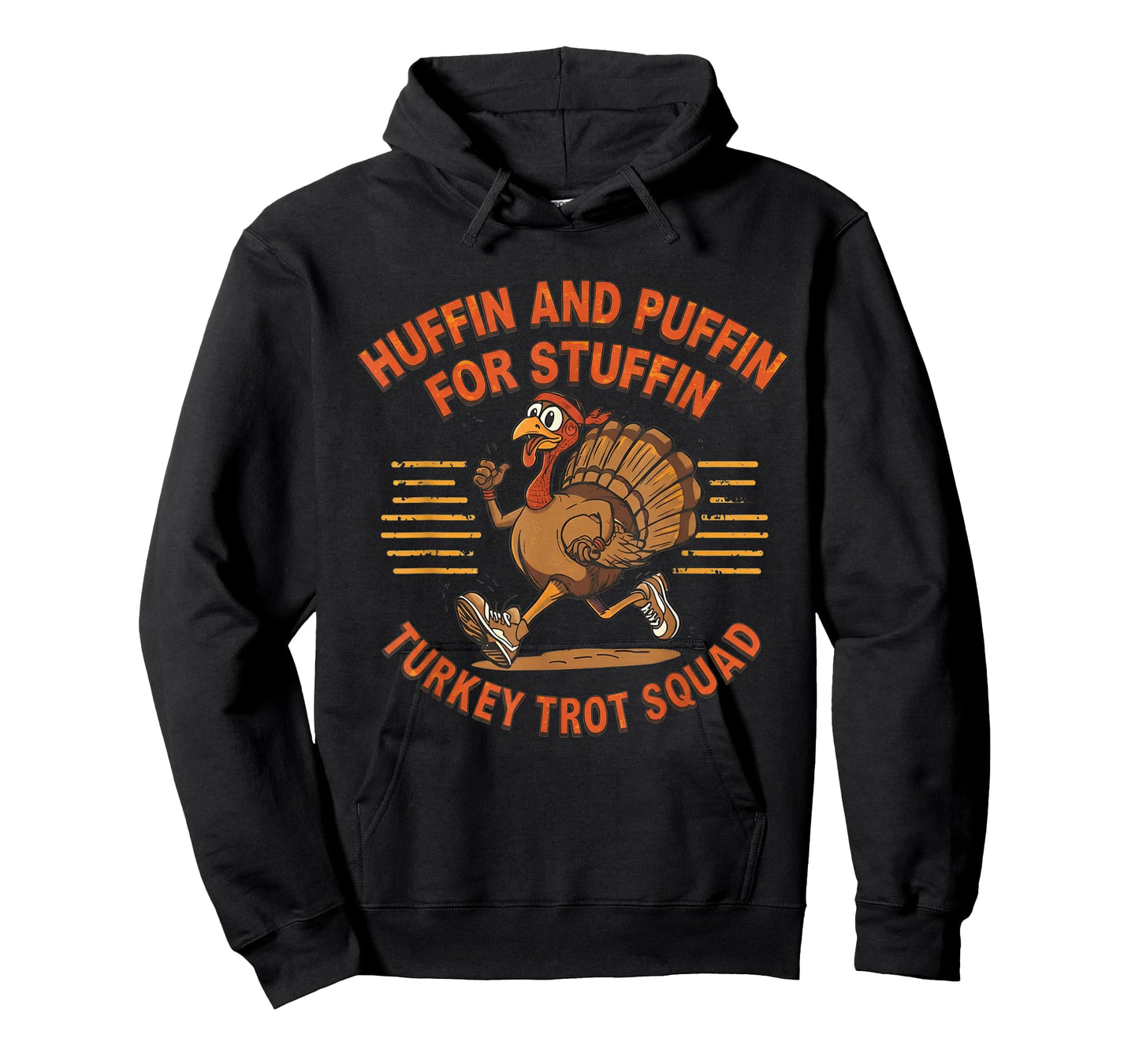 Running Turkey Trot Squad Huffin and Puffin for Stuffing T-Shirt