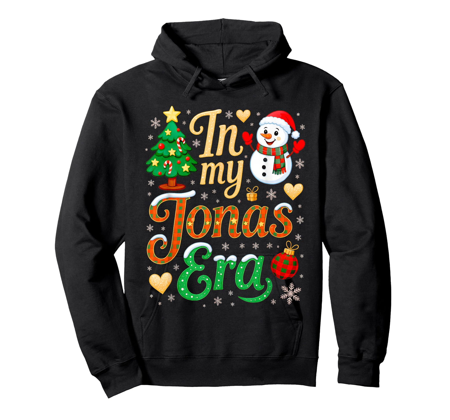 in My Jonas Era Funny Jonas Heart Christmas Shirt Men Women T-Shirt