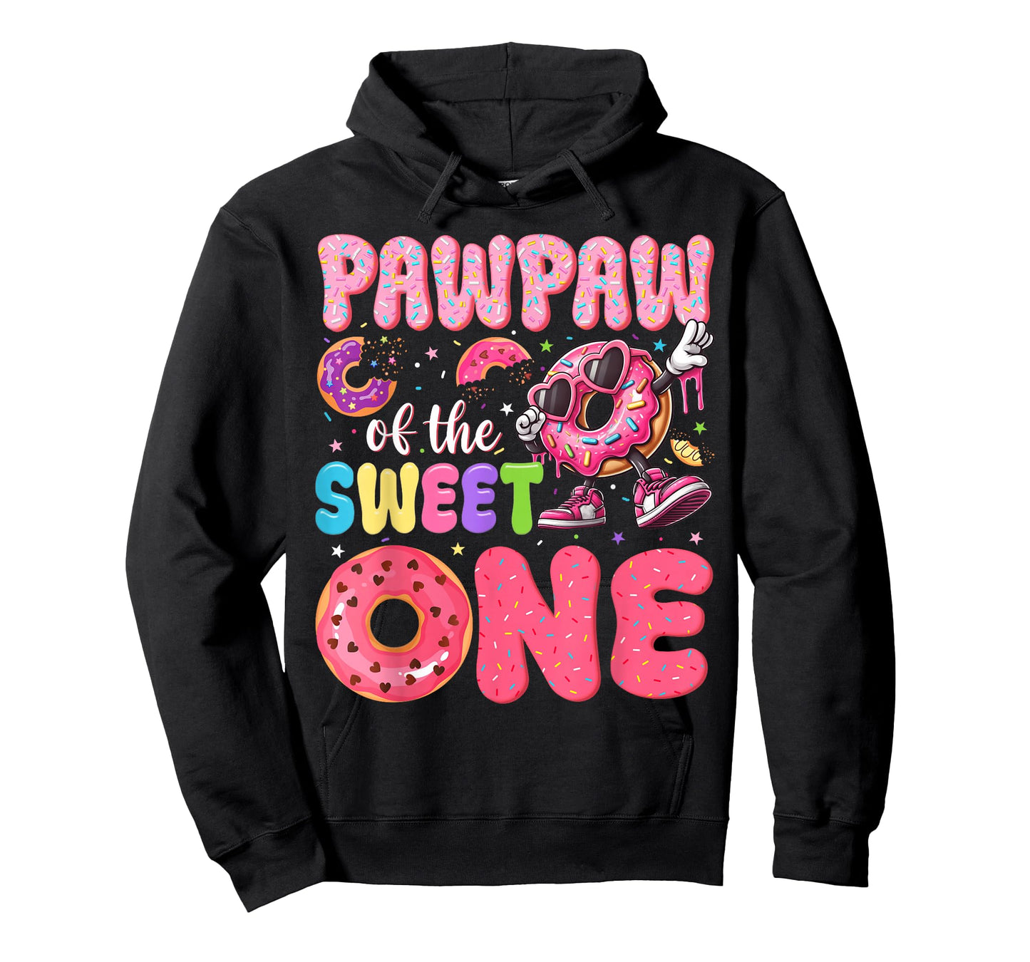 Pawpaw of The Sweet One 1st Birthday Donut Bday Party T-Shirt