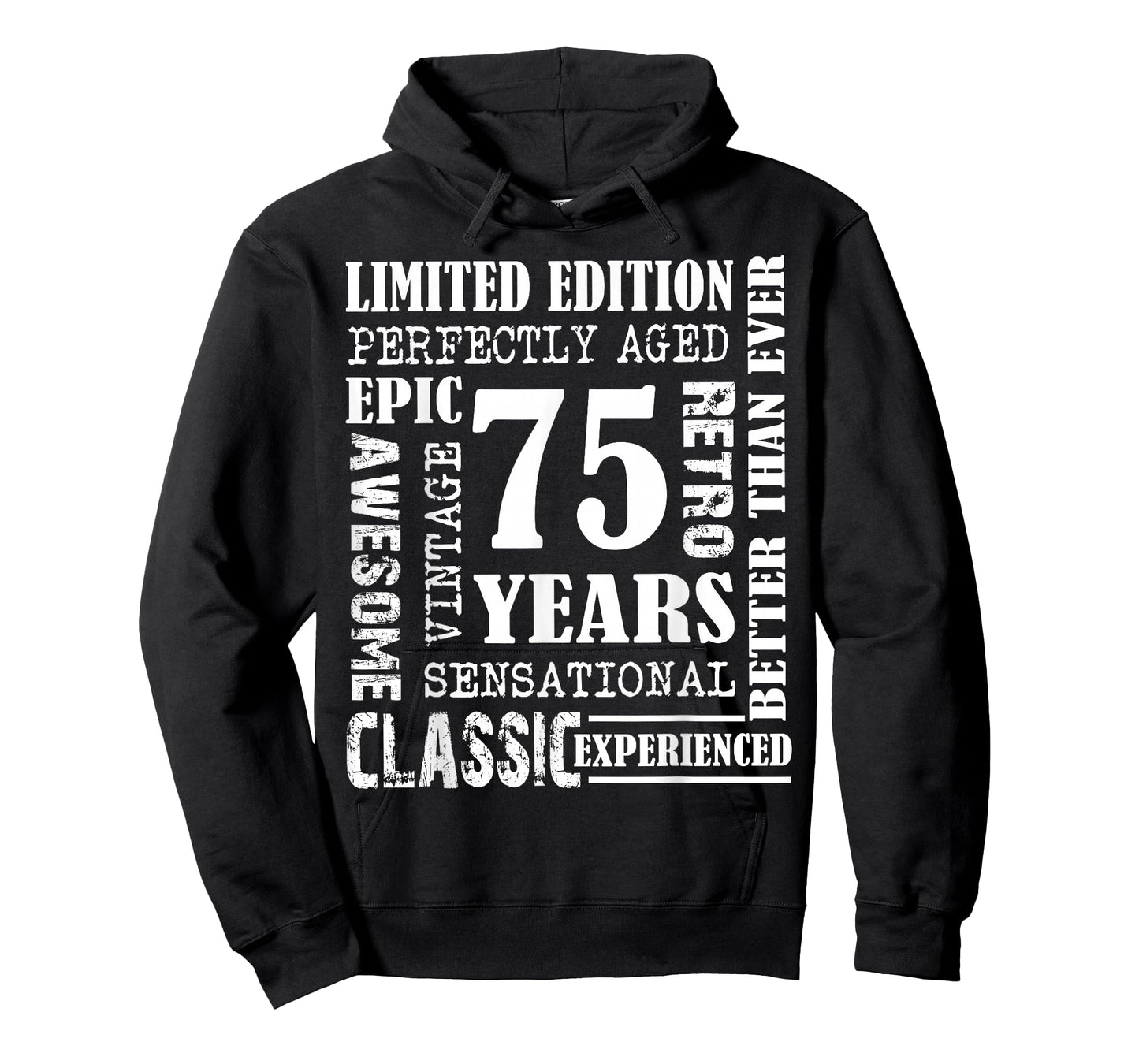 75th Birthday Tee Gift Vintage Awesome Epic Retro 75 Yrs Old T-Shirt