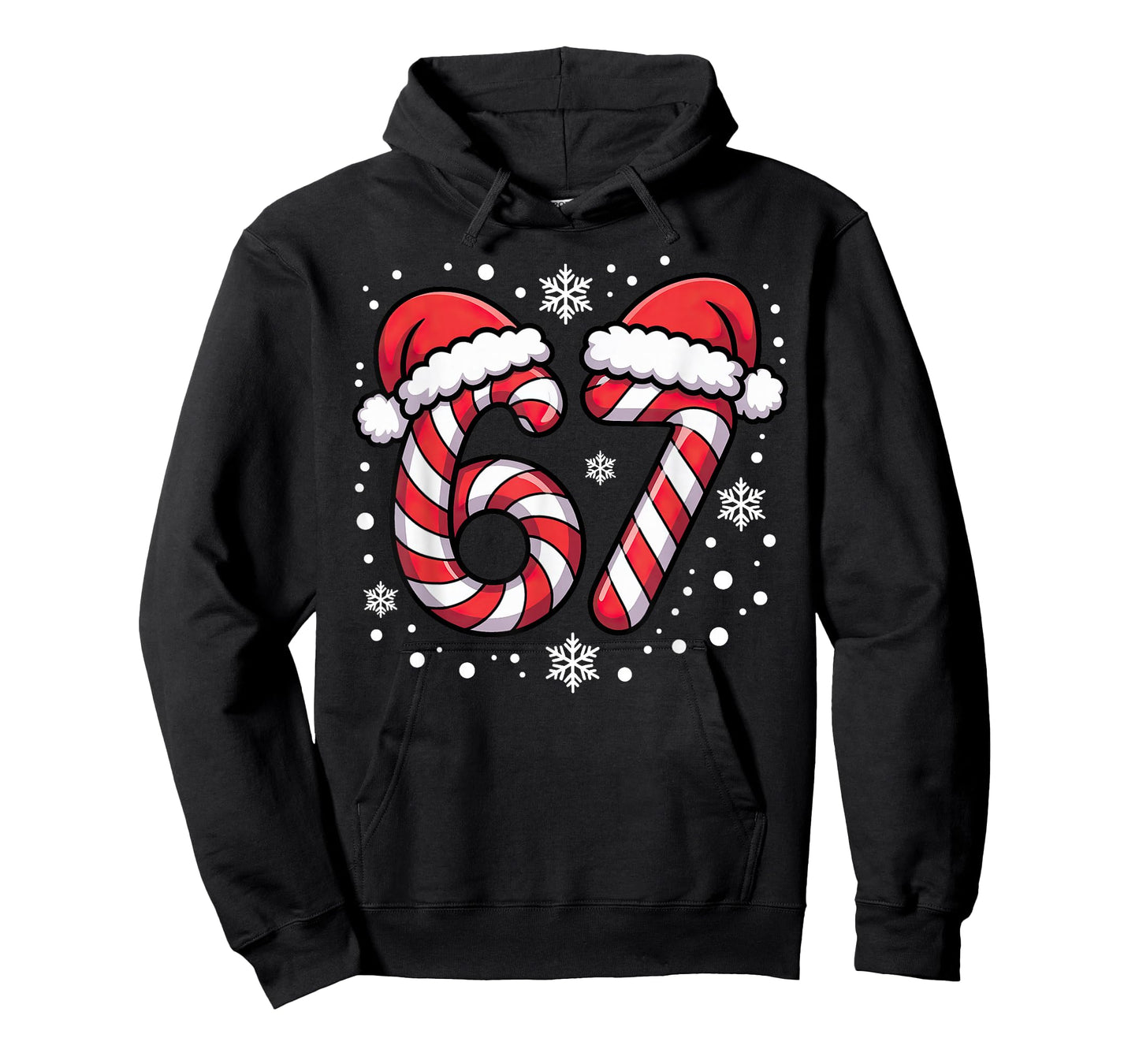 67 Candy Canes Santa T-Shirt