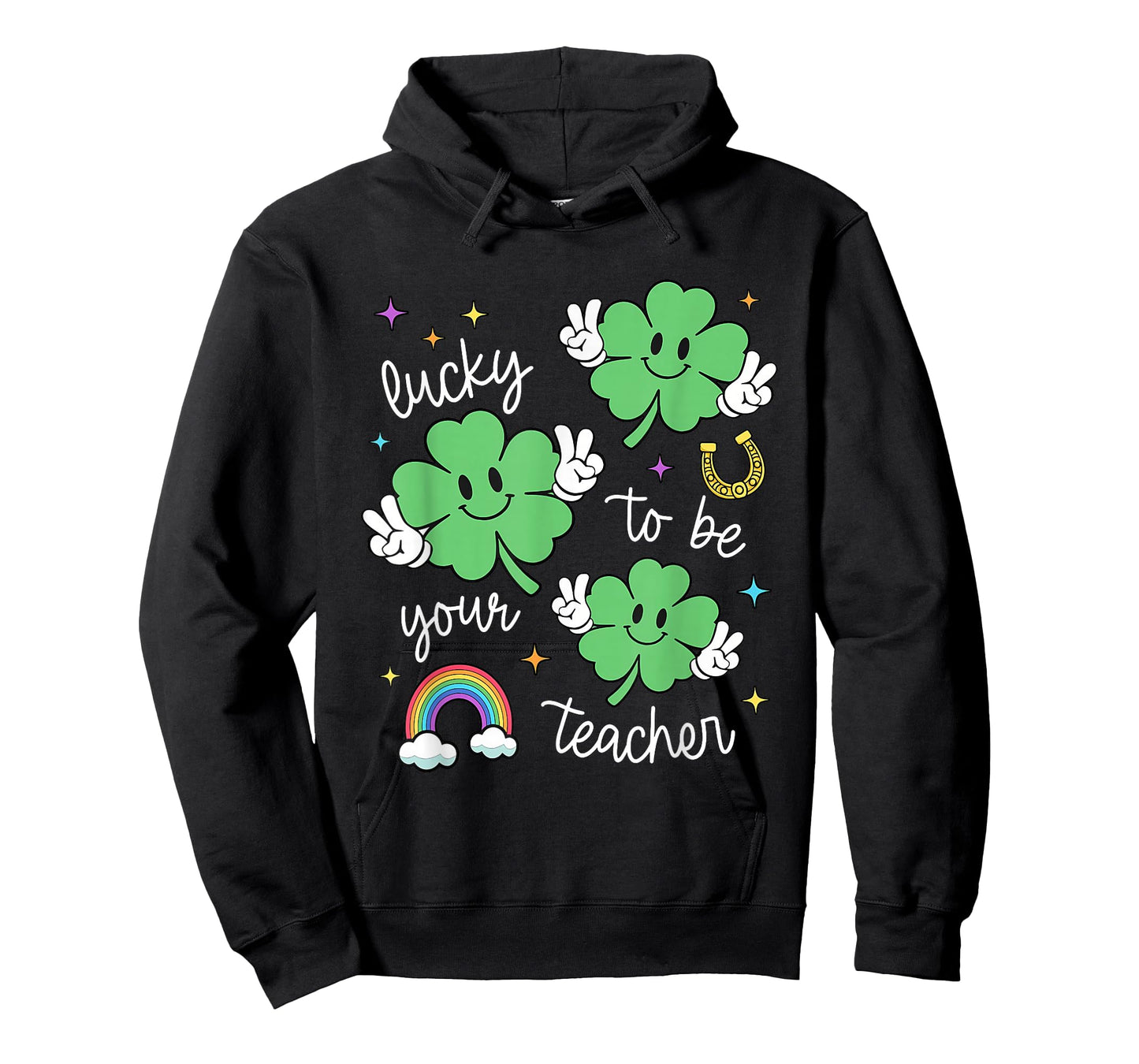 St Patrick's Day Teacher Lucky Teacher Retro St Patrick T-Shirt