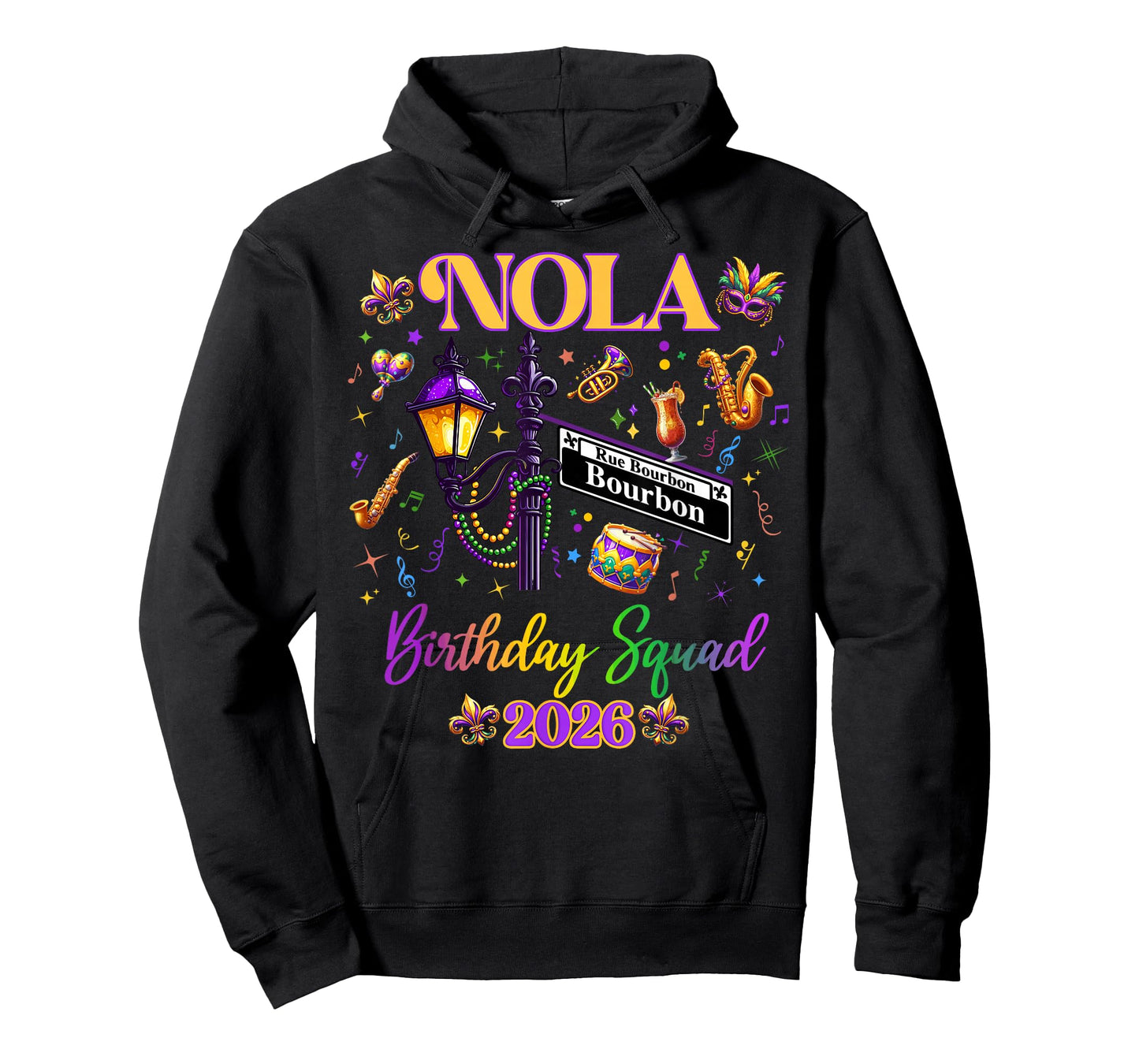 New Orleans Nola 2026 Girls' Birthday Bachelorette T-Shirt