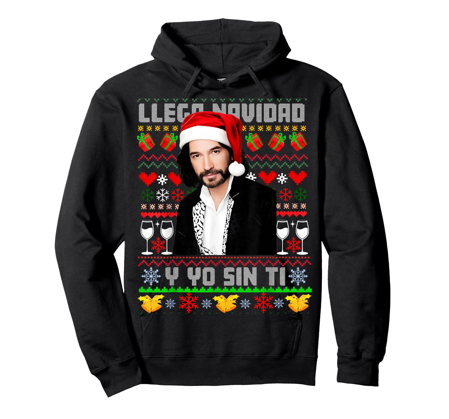 Llega Navidad y yo sin ti playera T-Shirt
