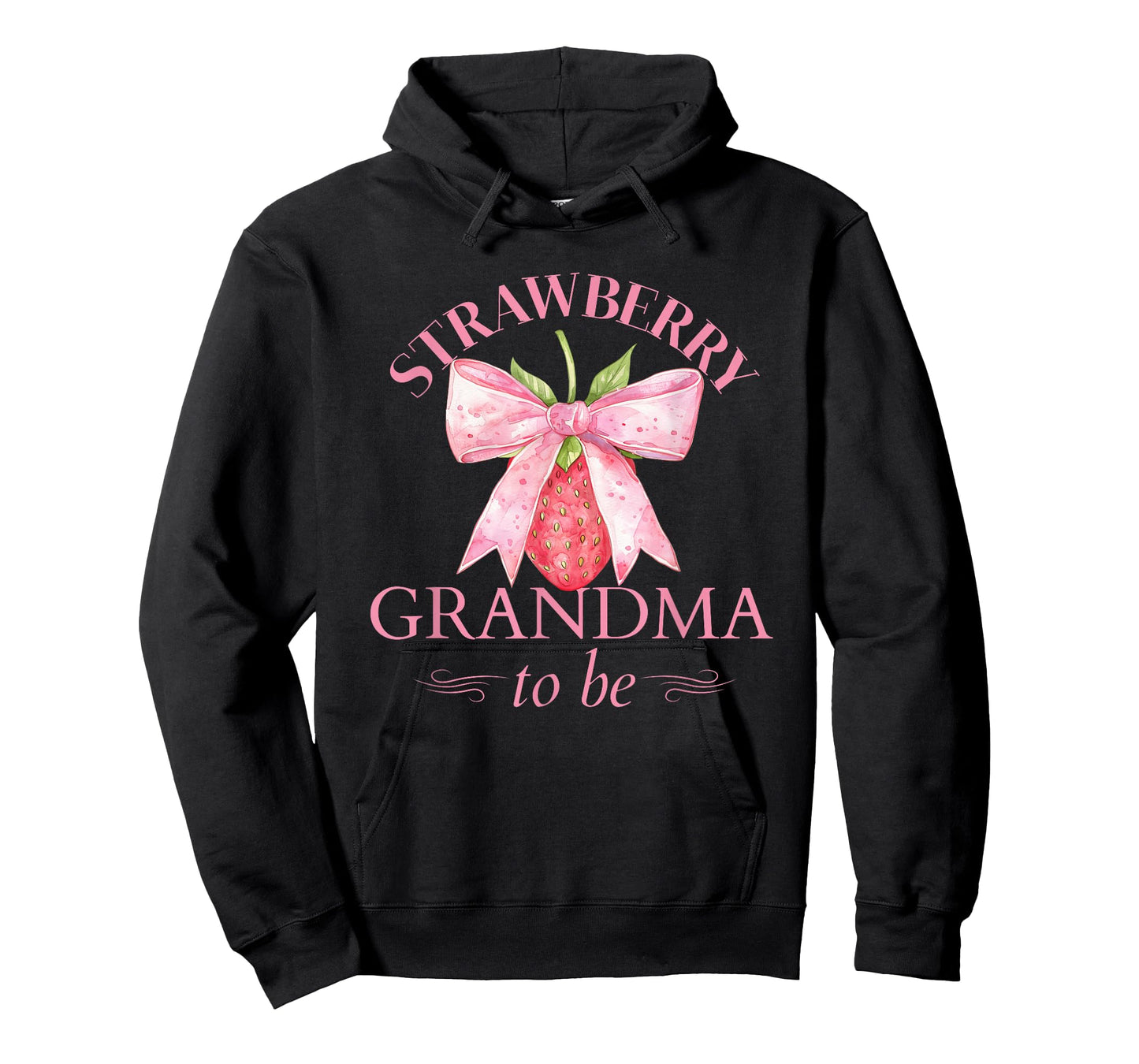 Grandma to Be Strawberry with Ribbon Baby Shower for Girl T-Shirt