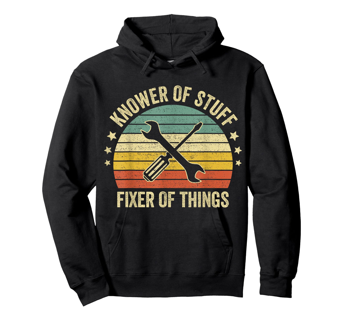 Retro Vintage Knower of Stuff Fixer of Things Funny Mechanic T-Shirt