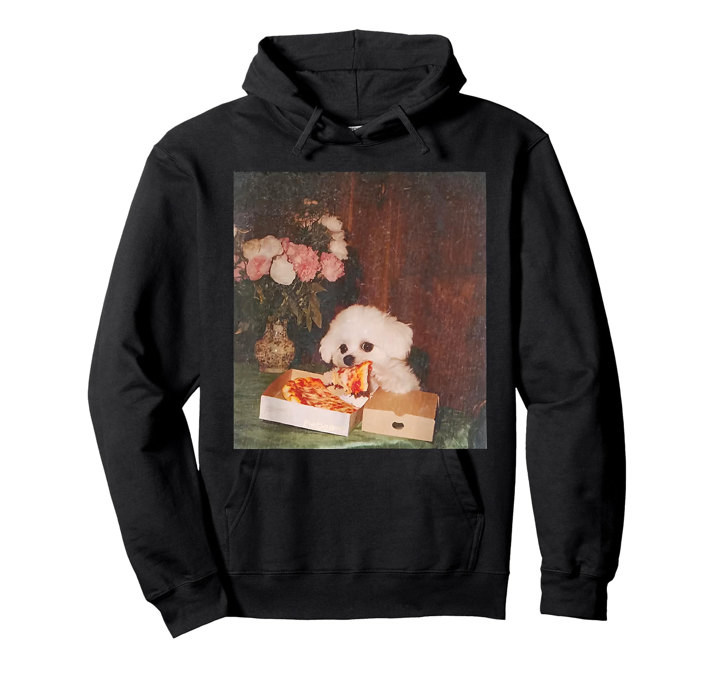 Dog Eating Pizza Funny Dog Meme T-Shirt