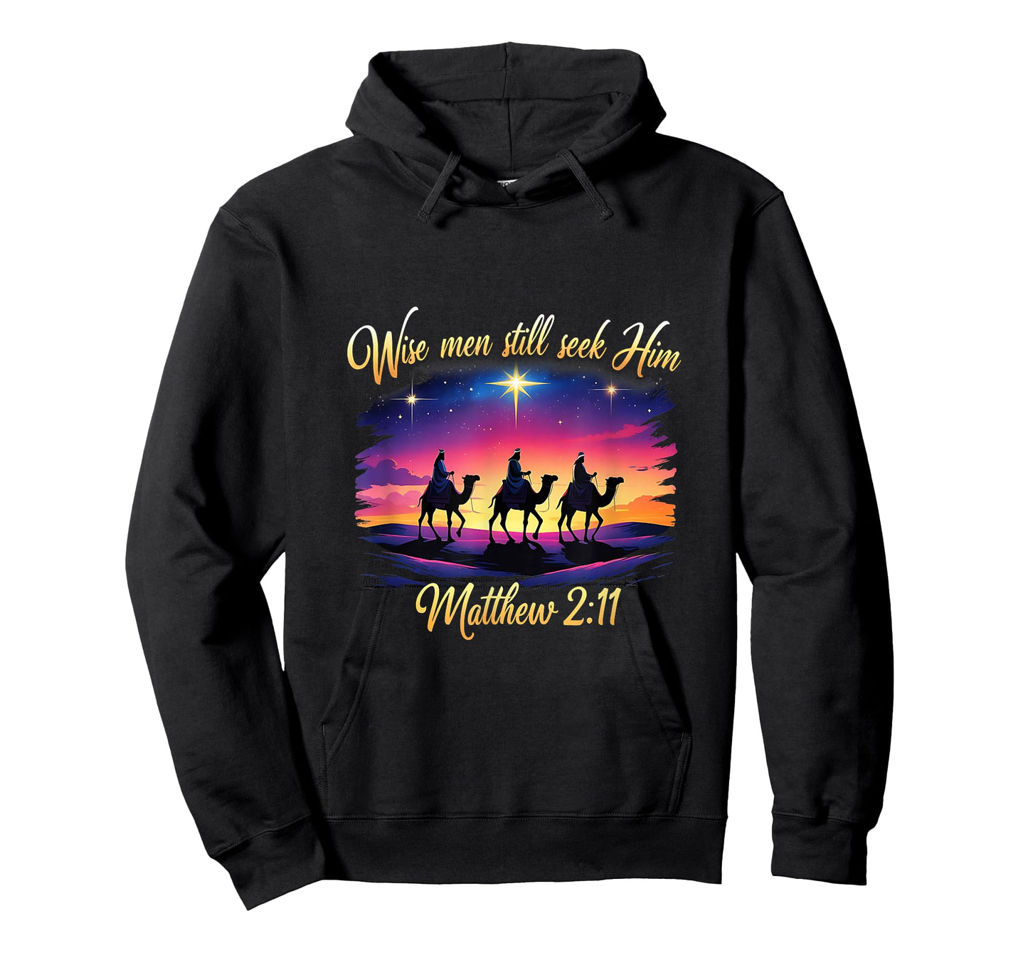 Religious Christmas Wise Men Still Seek Him 3 Kings T-Shirt