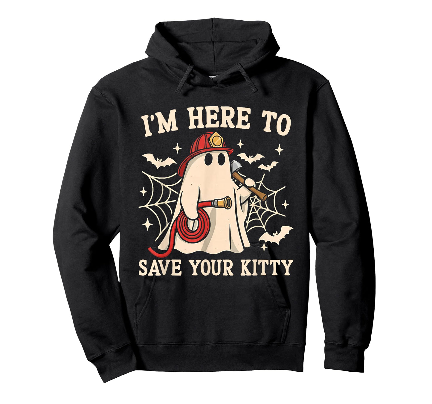 Save Your Kitty Funny Firefighter Fireman Halloween Costume T-Shirt