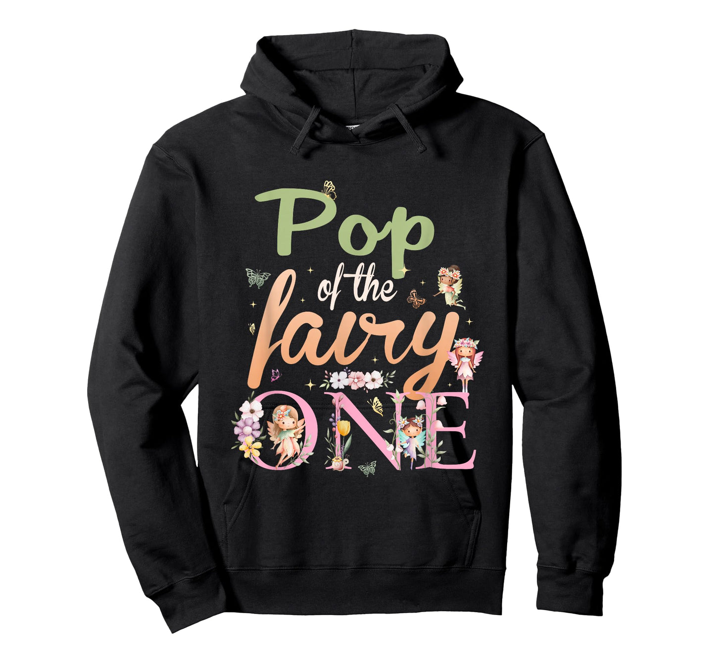 Pop of The Fairy One 1St Birthday Girl Family Matching T-Shirt