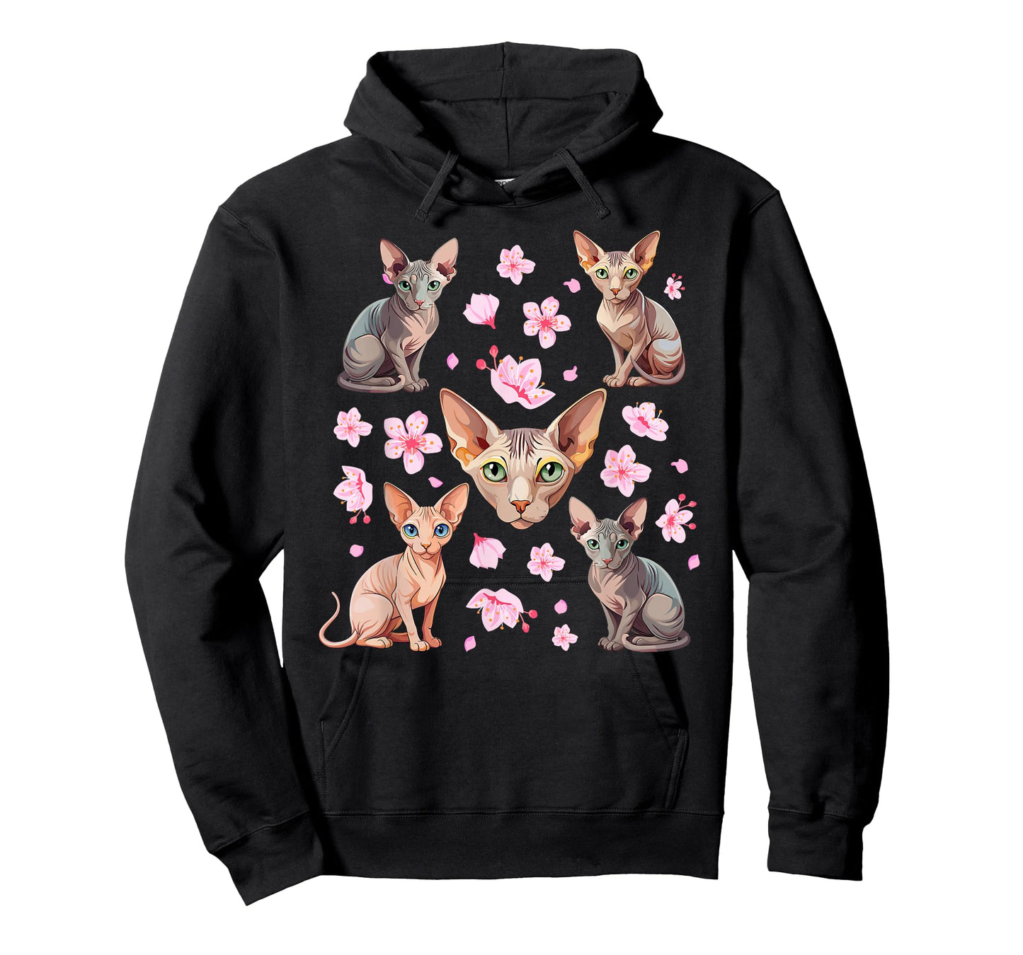 Sphynx Cat Owner Flowers Sphynx Lover Sphynx Cat Mom T-Shirt