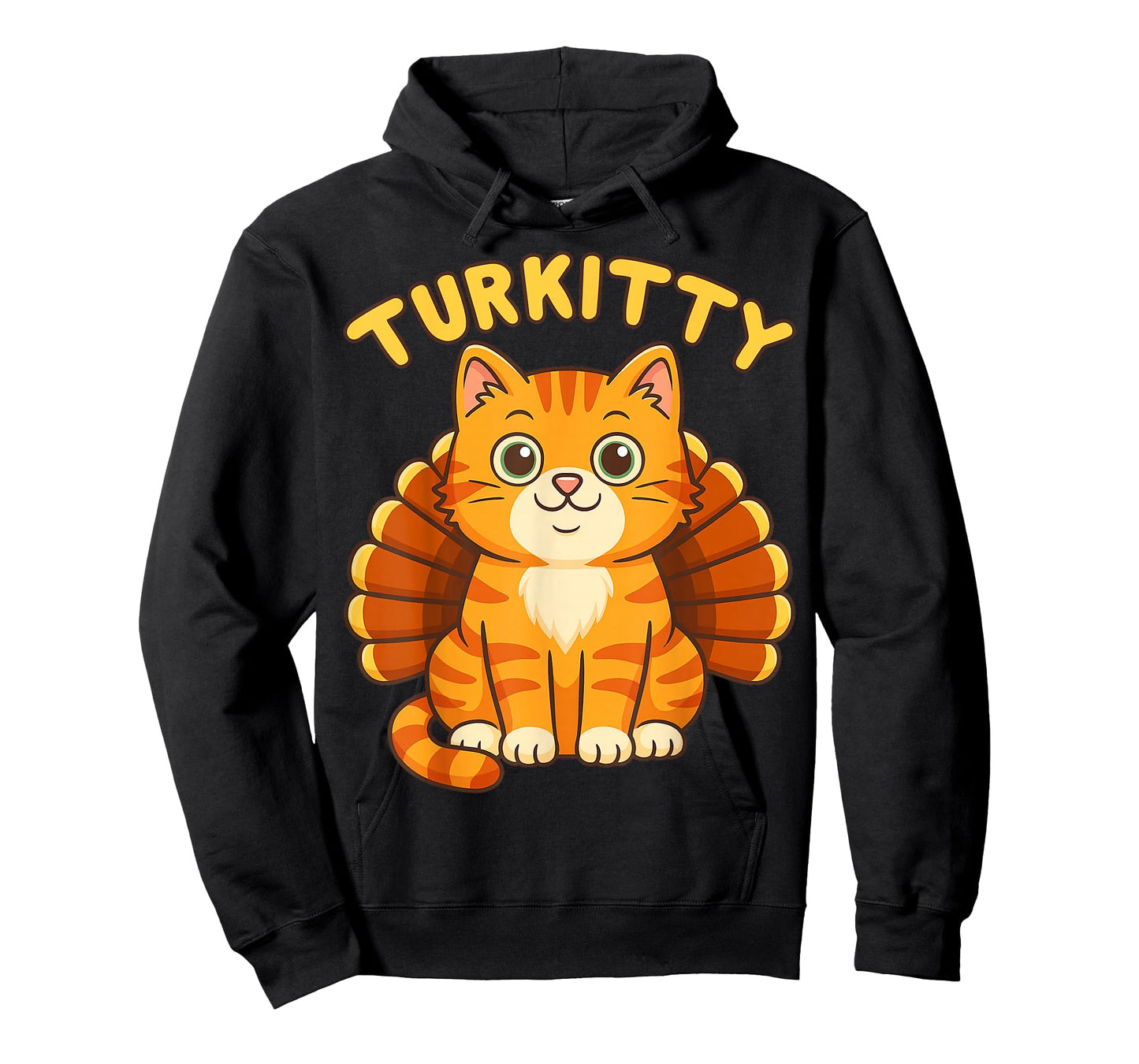 Cute Cat Turkey Funny Thanksgiving Gifts for Men Women Kid T-Shirt