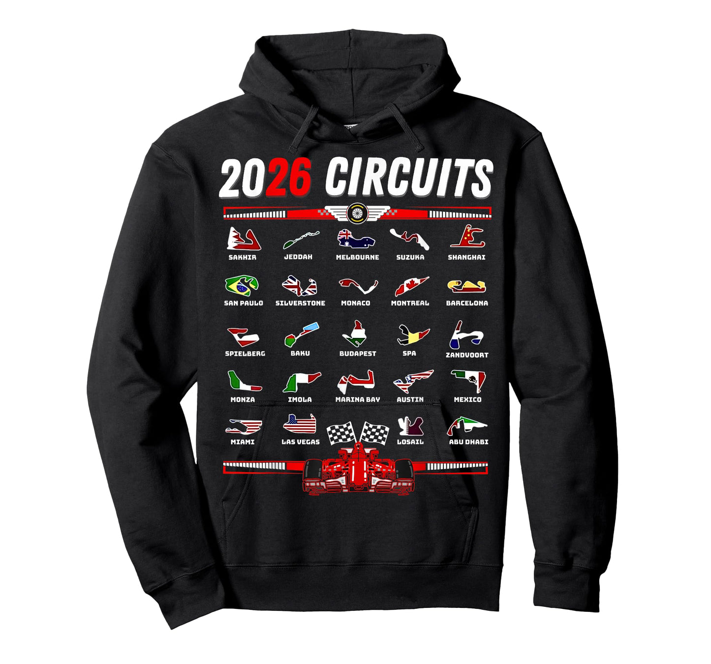 Race Car Enthusiast Motorsport Racing Fan Flags T-Shirt