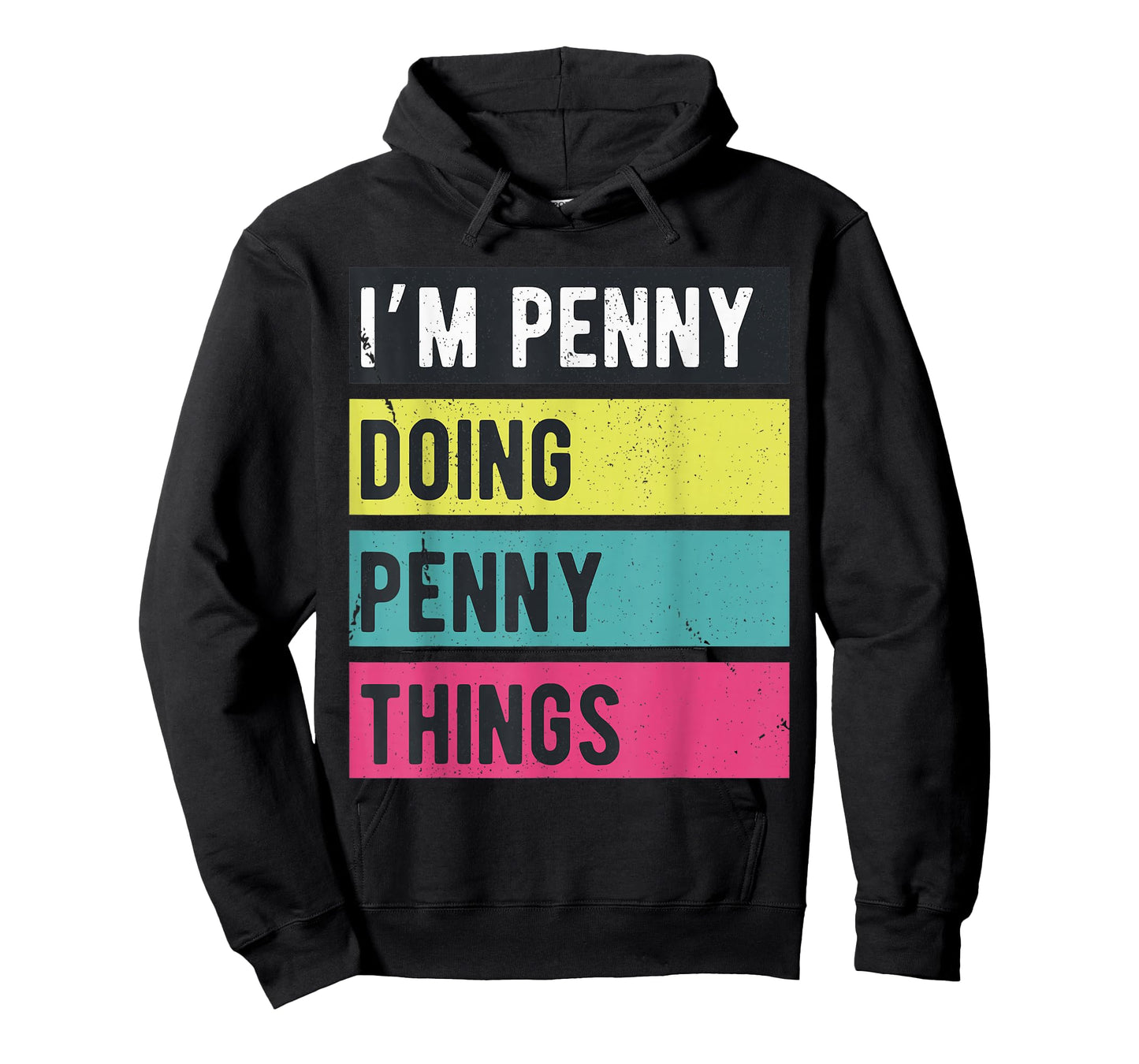 Doing Penny Things Funny Personalized Names Retro T-Shirt