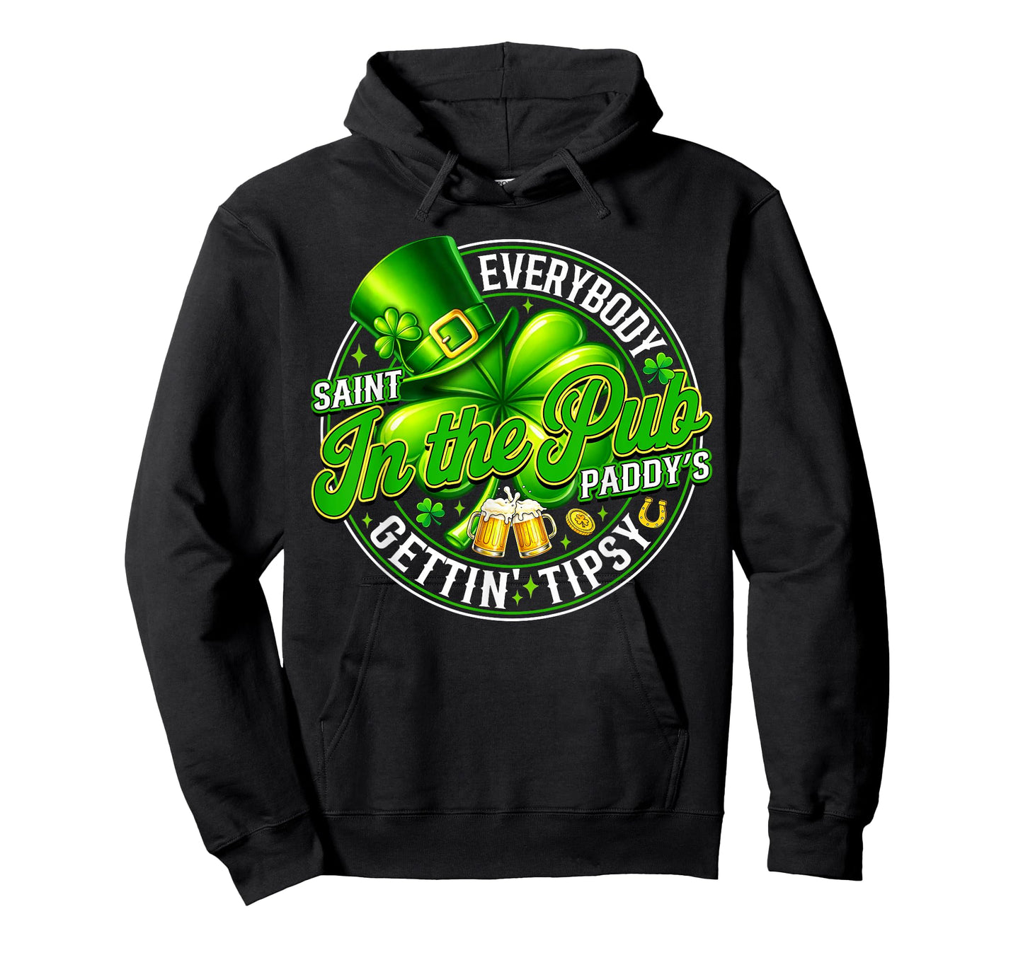 Everybody in The Pub Getting Tipsy St Patricks Day Men Women T-Shirt