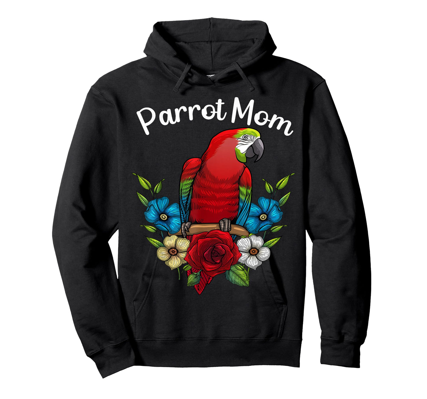 Cool Parrot Art for Women Girls Tropical Bird Parrot Lovers T-Shirt