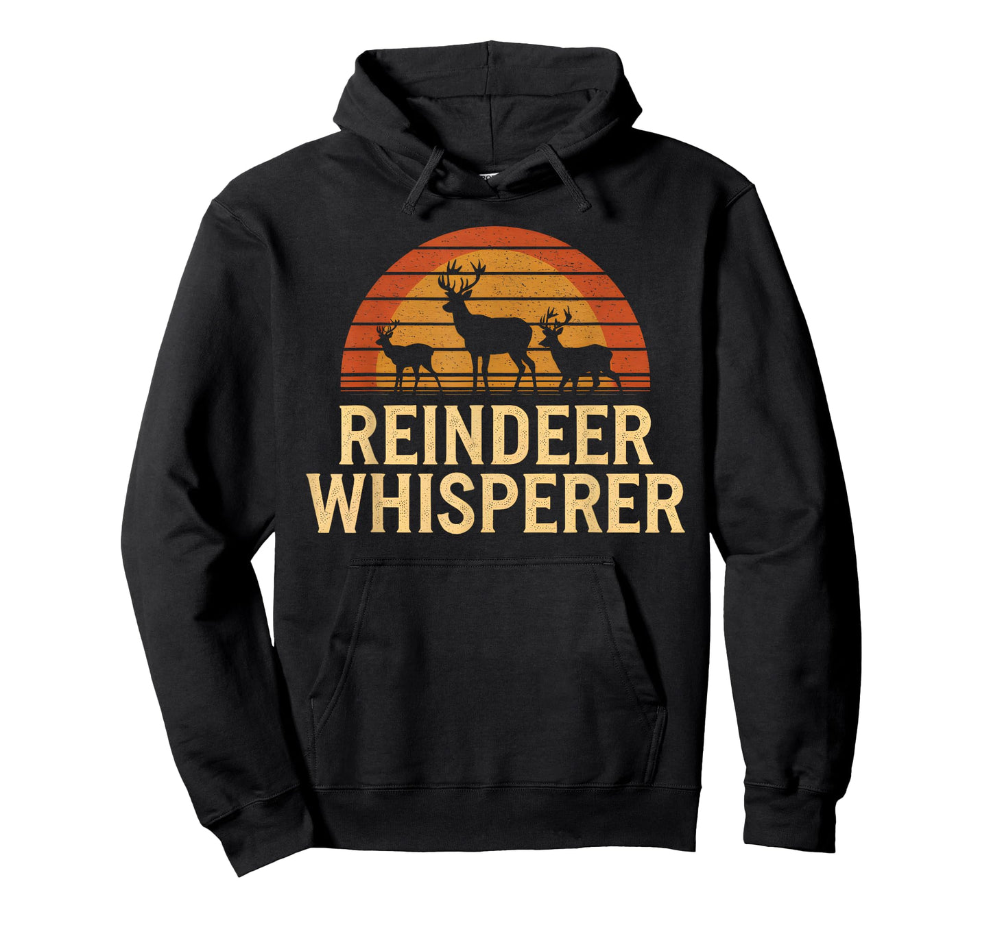Reindeer Whisperer Retro Vintage Reindeer Lover T-Shirt