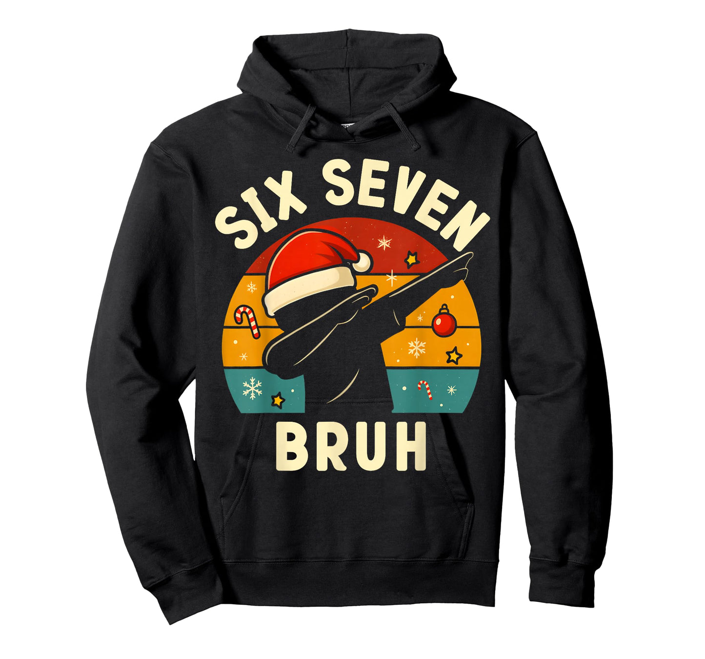 Funny 67 Christmas Dabbing Boy Bruh 6-7 Numbers 6 7 Meme T-Shirt